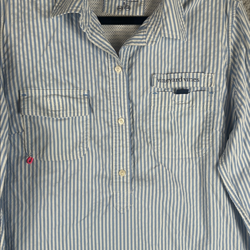 Vineyard Vines Performance Striped Collared Butto… - image 5